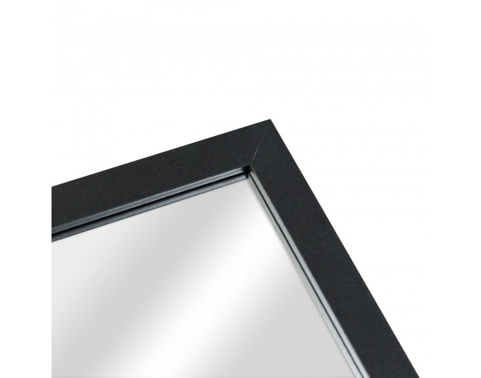 Стоящо огледало Giovinazzo 150x35 см накланящо се черно []