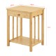 Помощна маса Ranua 51x40x35 см естествен бамбук []