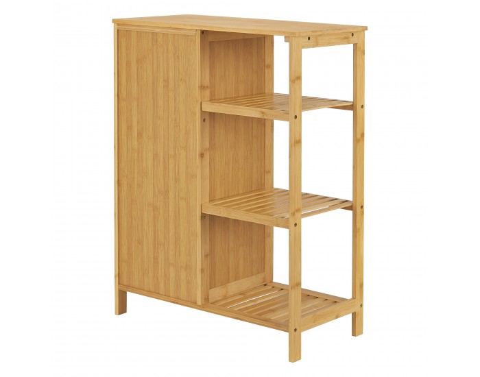 Шкаф за баня Vetlanda бамбук 87x66x33 см []