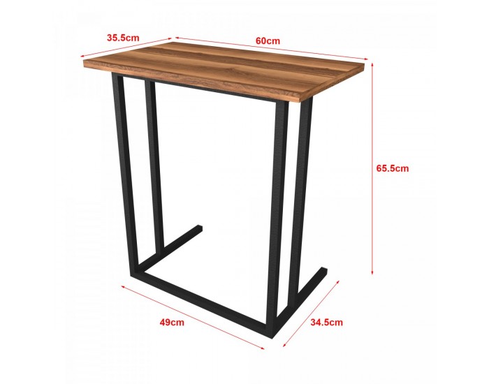 Маса за лаптоп Högsby орех []