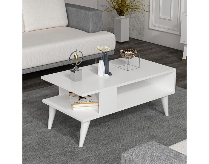 Холна маса Lycksele 40x90x45 см бяла []