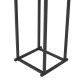 Стелаж за дърва Tibro стомана 35x35x120 см черен []