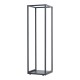 Стелаж за дърва Tornved стомана 35x35x120 см черен []