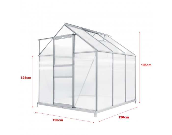 Оранжерия Oisterwijk 190 x 190 cm []