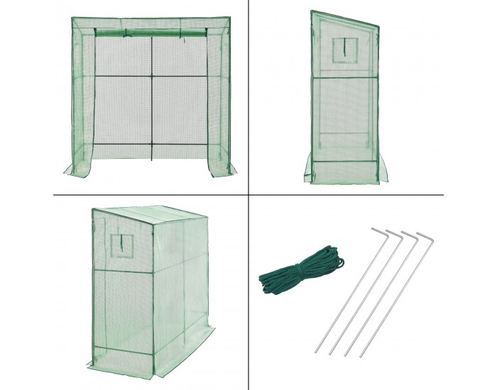Оранжерия Vlaardingen 198x78x200cm Green []