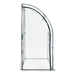 Стенна оранжерия Juta 100x200x215cm PVC фолио прозрачно [] - Външни съоражения