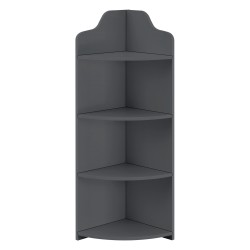 Ъглов рафт Bjurholm 90x28x28 см тъмносив [] - Sonata G