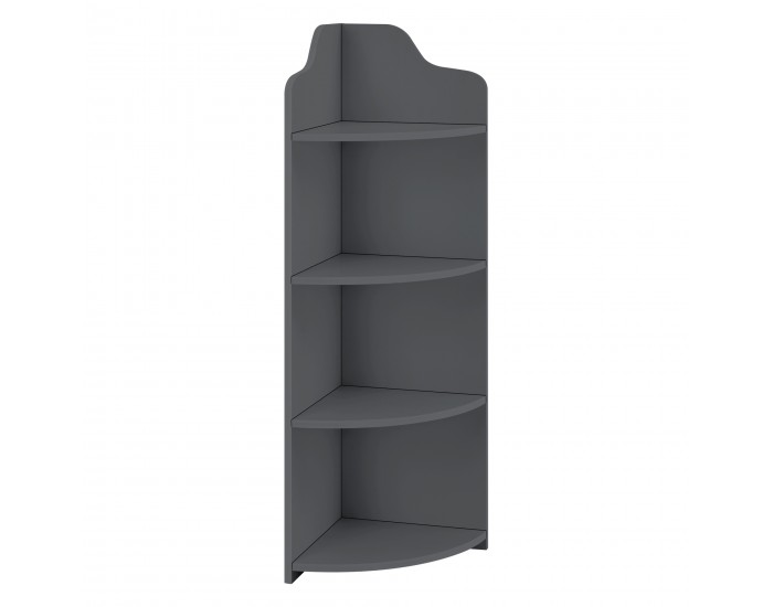 Ъглов рафт Bjurholm 90x28x28 см тъмносив []