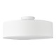 Плафон Omaha 3x E27 ø45x12 cm бяла органза Плафон Omaha 3x E27 ø45x12 cm бяла органза