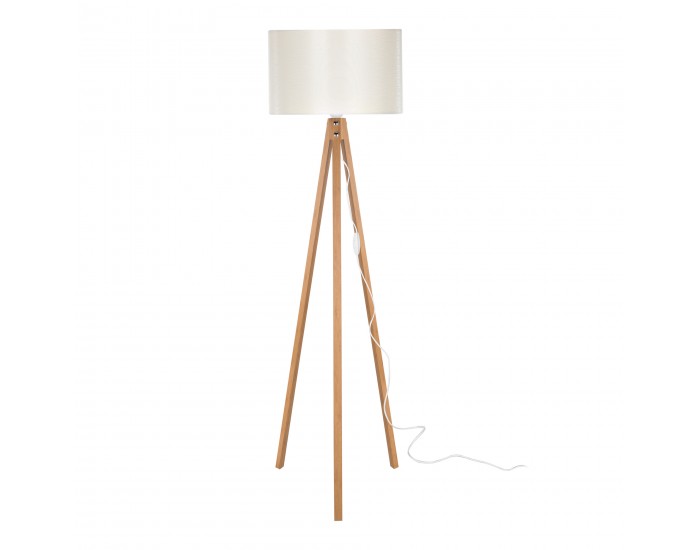 Подова лампа Rochester E27 вид бамбук / крем []