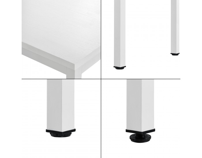 Бюро Odense 75x120x60 см бяло с регулируема височина Бюро Odense 75x120x60 см бяло с регулируема височина