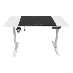 Маса с регулируема височина Pomona Electric 110x60cm бяла [] - Бюра