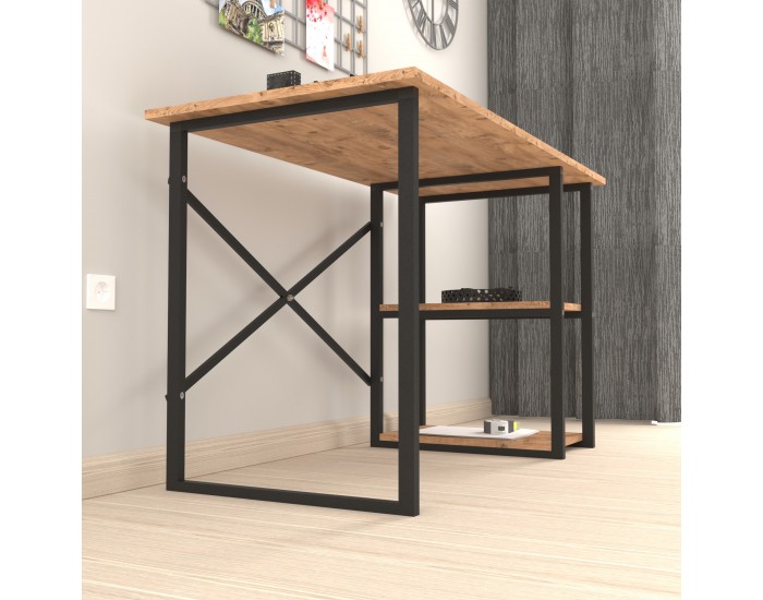 Бюро Nittedal с рафт 120x60x75см дъб вид []