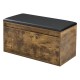 Пейка Degerfors 80x39x45 см тъмен дъб/черен []