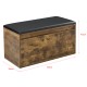 Пейка Degerfors 80x39x45 см тъмен дъб/черен []