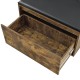Пейка Degerfors 80x39x45 см тъмен дъб/черен []