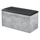 Пейка Degerfors 80x39x45 cm вид бетон/черен []