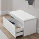 Пейка Degerfors 80x39x45 см бяла []