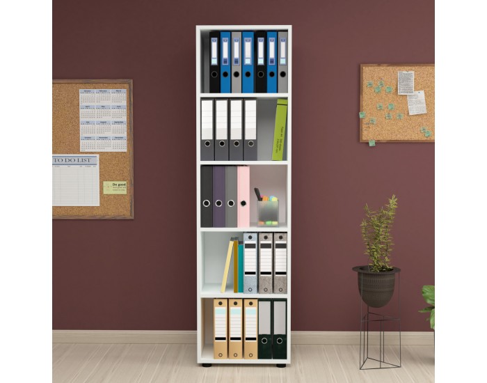 Библиотека Vara 178x49x30 см бяла []