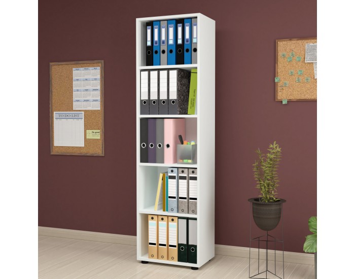 Библиотека Vara 178x49x30 см бяла []