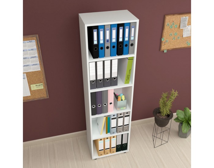 Библиотека Vara 178x49x30 см бяла []