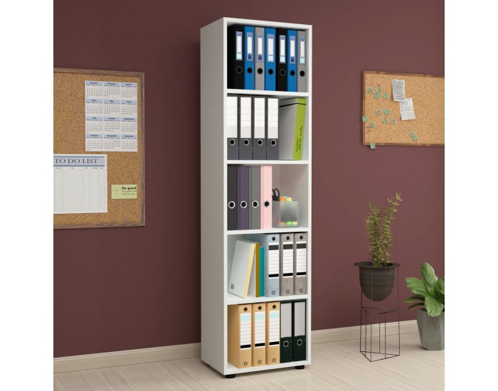 Библиотека Vara 178x49x30 см бяла []