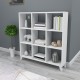 Стоящ рафт Svedala 88x88x20 см бял []