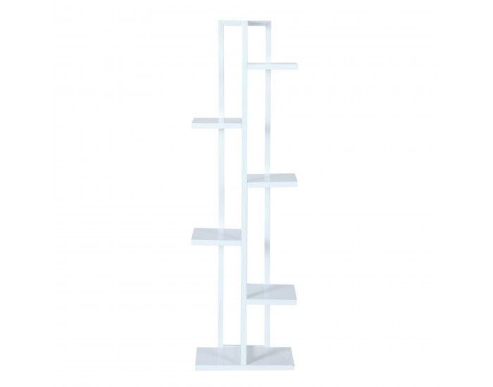 Рафт за растения Tohmajärvi метал 120x34x21cm бял []