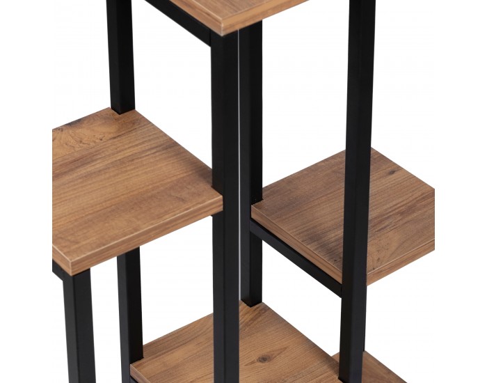 Етажерка Rosenholm с 6 рафта в дървесни цветове []