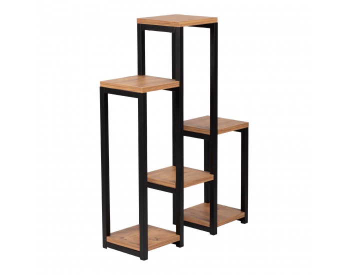 Етажерка Rosenholm с 6 рафта в дървесни цветове []