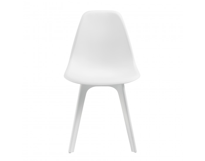 Комплект трапезарни столове Brevik 2 бр. 83x54x48 см бял