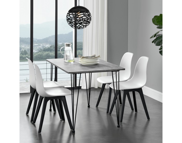 Трапезна маса Kiel 120x70 cm визия бетон