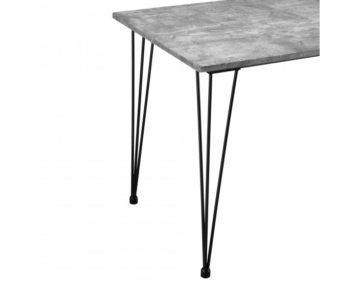 Трапезна маса Kiel 120x70 cm визия бетон