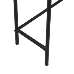 Рафт за пералня Nordborg метален 161x69x24,5 см черен [] - Баня