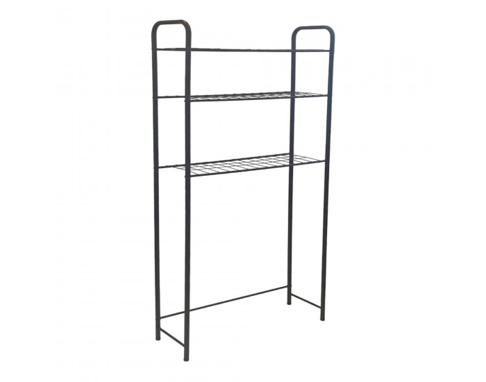 Рафт за пералня Nordborg метален 161x69x24,5 см черен []