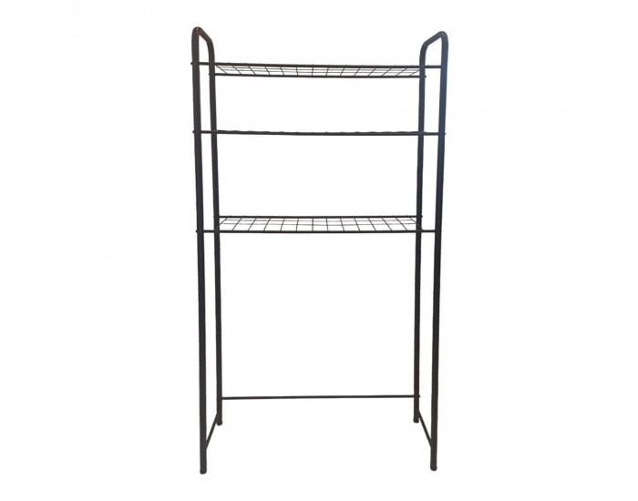 Рафт за пералня Nordborg метален 161x69x24,5 см черен []