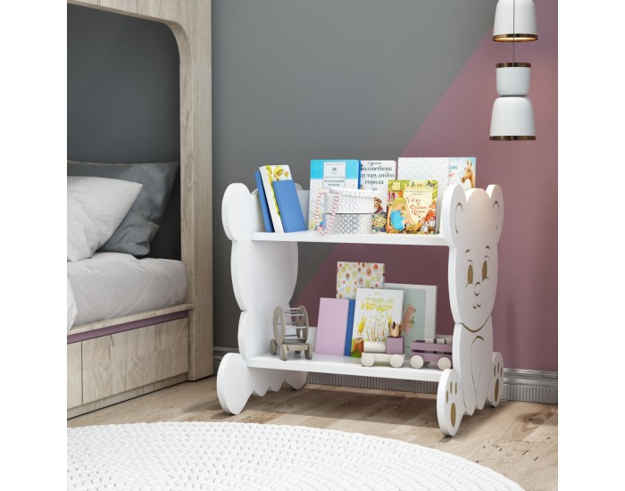 Детски стоящ рафт Tårnby във формата на мече []