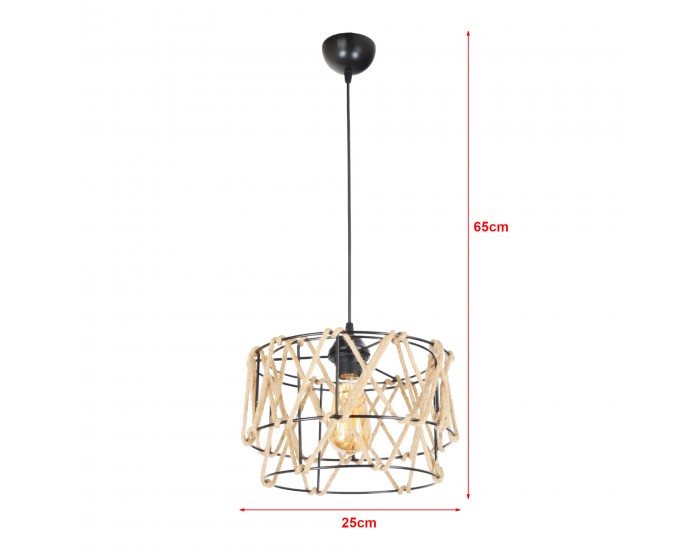 Висяща светлина Maryport черна []