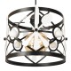 Висяща лампа Patchway черна / бяла 1 x E27 []