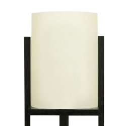 Подова лампа Rotherham черно / кремаво [] - Осветителни тела