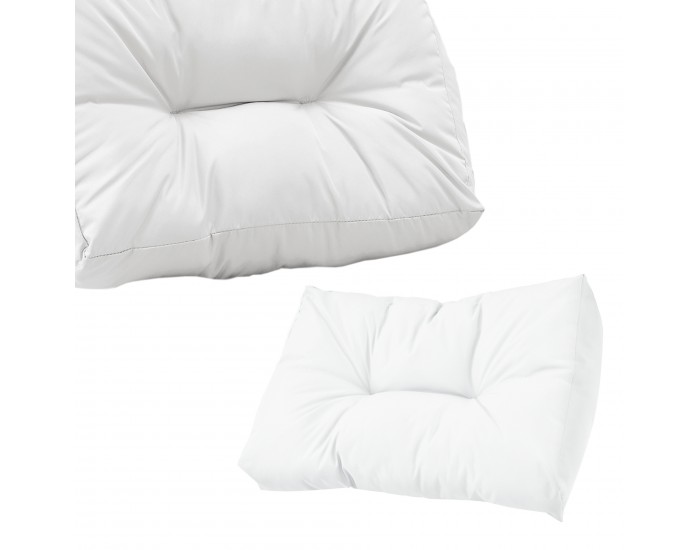 Облегалка за мебели от палети Comfy 40x60x12 см бяла