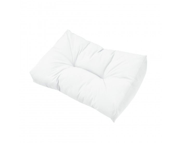 Облегалка за мебели от палети Comfy 40x60x12 см бяла