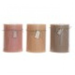 Ароматизирана Свещ DKD Home Decor (3 pcs) (15 x 15 x 20 cm) - Ароматизатори