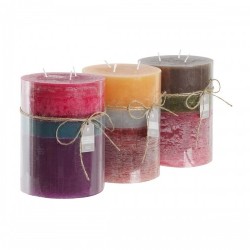 Свещ DKD Home Decor (14,5 x 14,5 x 20 cm) (3 броя) - Ароматизатори