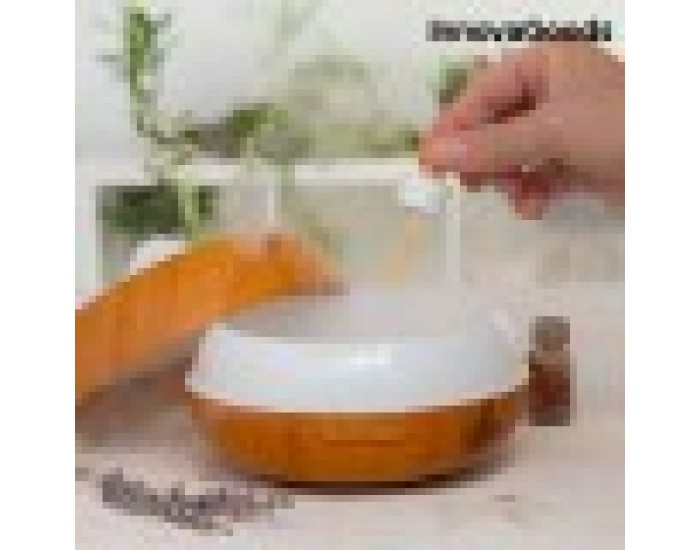 LED Овлажнител Ароматизатор Wooden-Effect InnovaGoods