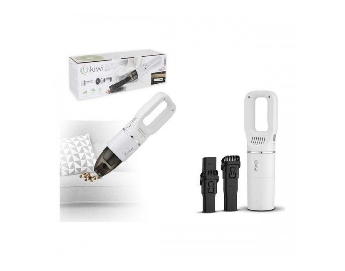 Ръчна прахосмукачка Kiwi 50W 200 ml USB Бял Ръчна прахосмукачка Kiwi 50W 200 ml USB Бял
