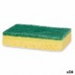 Комплект Търкалки Зелен Жълт Tselluloos Абразивно влакно (10,5 X 6,7 X 2,5 cm) (26 броя) - Почистване и Дезинфекция