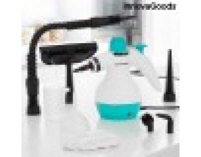 Многофункционален ръчен изпарител с аксесоари 9 в 1 Steany InnovaGoods 0,35 L 3 Bar 1000W Многофункционален ръчен изпарител с аксесоари 9 в 1 Steany InnovaGoods 0,35 L 3 Bar 1000W