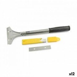 Скрепер Quttin Кухня Неръждаема стомана 32 x 11 x 3 cm (12 броя) - Почистващи продукти, Кошове за смет и консумативи