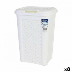 Кошче за боклук Tontarelli Arianna 10 L Бял (8 броя) - Офис